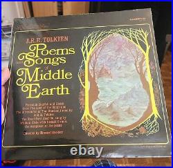 J. R. R. TOLKIEN POEM & SONGS MIDDLE EARTH Orig'67 SEALED MINT LOTR Rare Variant