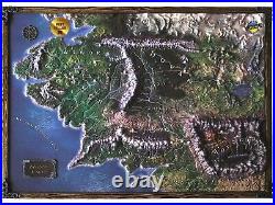 Journey Through Middle-earth Exclusive 3D Map of The Lord of the Rings by J. R. R
