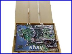 Journey Through Middle-earth Exclusive 3D Map of The Lord of the Rings by J. R. R