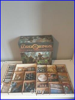 Journeys in Middle Earth board game with storage tray solution insert