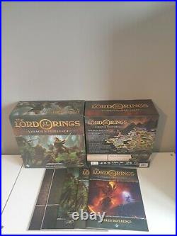 Journeys in Middle Earth board game with storage tray solution insert