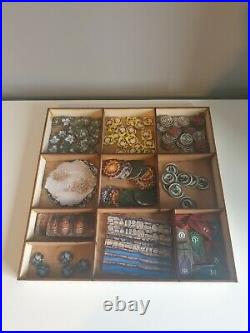 Journeys in Middle Earth board game with storage tray solution insert