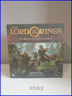 Journeys in Middle Earth board game with storage tray solution insert