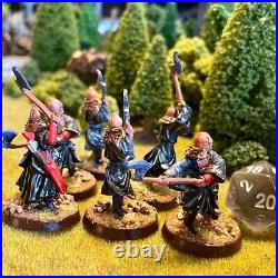 Khandish Warriors 6 Painted Miniatures Human Monk Cleric Middle-Earth