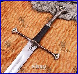 King Aragorn's Sword Lord of the Rings Swords, Anduril Narsil Sword, WithScabbard