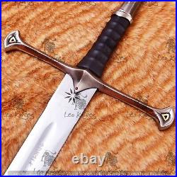 King Aragorn's Sword Lord of the Rings Swords, Anduril Narsil Sword, WithScabbard