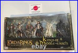 Kings Of Middle Earth Gift Pack Lord Of The Rings ToyBiz Figures NEW