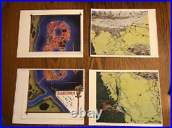 LAKE-TOWN MERP Middle Earth Role Playing Game Rolemaster Iron Crown COPIED MAP