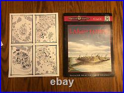 LAKE-TOWN MERP Middle Earth Role Playing Game Rolemaster Iron Crown COPIED MAP