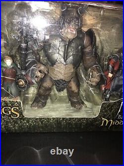 LORD OF THE RINGS FINAL BATTLE MIDDLE EARTH 6 ACTION FIGURES New Troll Gandalf