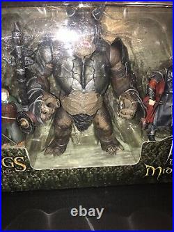 LORD OF THE RINGS FINAL BATTLE MIDDLE EARTH 6 ACTION FIGURES New Troll Gandalf