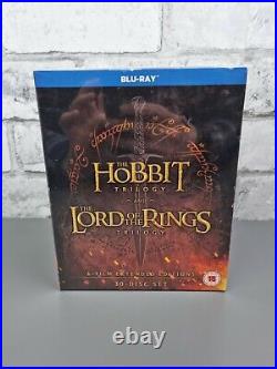 LORD OF THE RINGS HOBBIT TRILOGY EXTENDED EDIITION VERSION 6 MOVIE FILM Blu ray