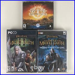 LORD OF THE RINGS THE BATTLE FOR MIDDLE-EARTH + II + Witch-King ANTHOLOGY PC