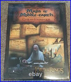 LORD of the RINGS RPG MAPS of MIDDLE-EARTH CITIES and STRONGHOLDS SEALED