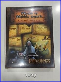 LORD of the RINGS RPG MAPS of MIDDLE-EARTH CITIES and STRONGHOLDS SEALED