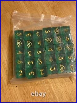 LOTR Middle-Earth 3 dice and bag promo sets All 30 Sets Sealed