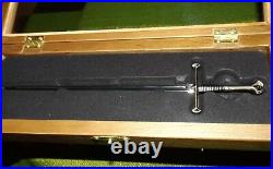 LOTR Narsil Letter Opener Middle-earth Display Case Authentic NEW