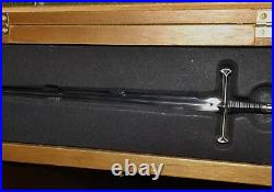 LOTR Narsil Letter Opener Middle-earth Display Case Authentic NEW