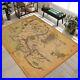 LOTR Rug, Lord Of The Ring Map Rug, Earth Map Rug, Middle Earth Map Carpet