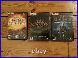 LOTR The Battle For Middle Earth 1 2 II Witch King Collectors Edition PC Bundle