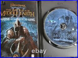 LOTR The Battle For Middle Earth 1 2 II Witch King PC DVD Game Bundle Fast Post