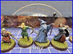 LOTR The Fellowship of the Ring x8 Painted Middle-Earth Battle Strategy Game