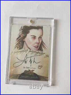 Liv Tyler 1/1 Sketch Auto 2022 CZX Middle Earth SKETCHAGRAPH Artist Neil Camera