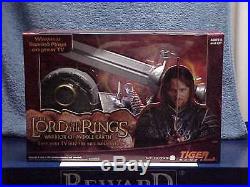 Lord Of Rings Aragorn 3d Sword Wireless Tv Video Game Warrior Middle Earth Mib