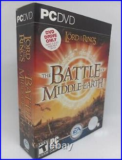 Lord Of The Rings Battle For Middle Earth PC Game Win XP/2000 Brand New & Sealed