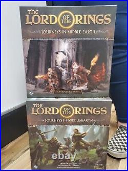 Lord Of The Rings Board Game Journeys In Middle Earth + Shadow Paths Expansion