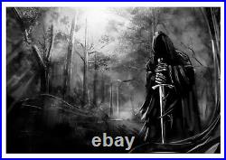 Lord Of The Rings Nazgul Fantasy Middle Earth Movie Poster / Canvas Pictures