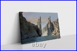 Lord Of The Rings Pillars of Argonath Canvas Wall Art Painting LOTR Middle Earth