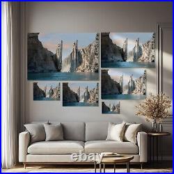 Lord Of The Rings Pillars of Argonath Canvas Wall Art Painting LOTR Middle Earth
