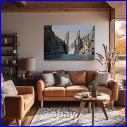 Lord Of The Rings Pillars of Argonath Canvas Wall Art Painting LOTR Middle Earth