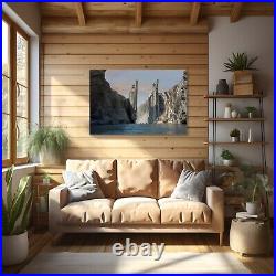 Lord Of The Rings Pillars of Argonath Canvas Wall Art Painting LOTR Middle Earth
