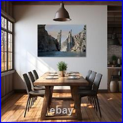 Lord Of The Rings Pillars of Argonath Canvas Wall Art Painting LOTR Middle Earth