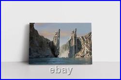 Lord Of The Rings Pillars of Argonath Canvas Wall Art Painting LOTR Middle Earth