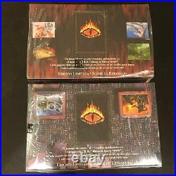 Lord Of The Rings Sealed Middle Earth The Dragons & Dark Minions Booster Boxes