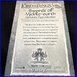 Lord Of The Rings Swords Of Middle Earth Anduril Letter Opener Noble Collection