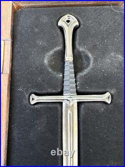 Lord Of The Rings Swords Of Middle Earth Anduril Letter Opener Noble Collection