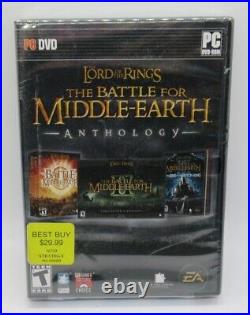 Lord Of The Rings The Battle For Middle-earth Anthology Pc Dvd-rom Game, Sealed