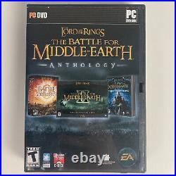 Lord Of The Rings The Battle For Middle-earth Anthology Pc/windows Complete Set