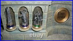 Lord Of the Rings Chess Set EPIC AUTHENTIC LOTR Collectible with Pewter Pieces