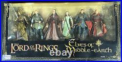 Lord of the Rings 6 Elves of Middle Earth 7 Figure Delux Set LOTR ToyBiz 2005