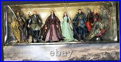 Lord of the Rings 6 Elves of Middle Earth 7 Figure Delux Set LOTR ToyBiz 2005