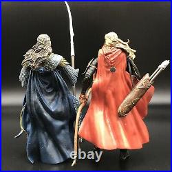 Lord of the Rings 6 Elves of Middle Earth 7 Figure Delux Set LOTR ToyBiz 2005