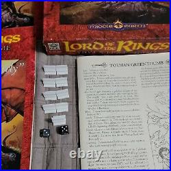 Lord of the Rings Adventure Game Middle Earth Board Game Vtg I. C. E. READ DESCRIP