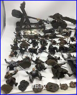 Lord of the Rings Armies Of Middle Earth AOME Lot 53 Figures, 8 Horses & More