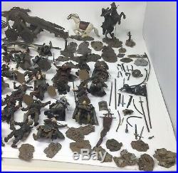 Lord of the Rings Armies Of Middle Earth AOME Lot 53 Figures, 8 Horses & More