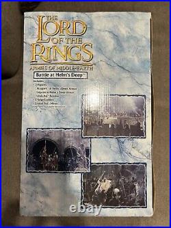 Lord of the Rings Armies of Middle-Earth Battle at Helm's Deep Playset RARE MIB